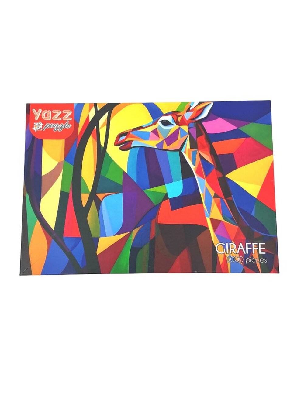 Yazz Giraffe Vibrant Abstract Art Jigsaw Puzzle 1000 Pieces